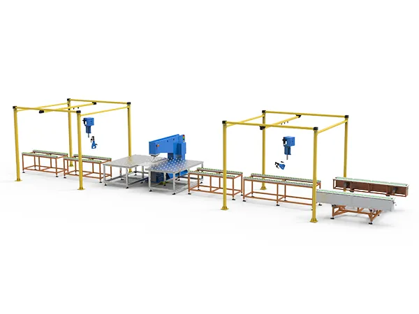 Semi-Auto Clinching Line for Elevator Car Top