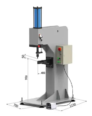 Clinching Press (8-Ton HVAC Duct Clinching)