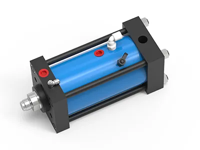 Pneumohydraulic Cylinder With Separate Working Cylinder